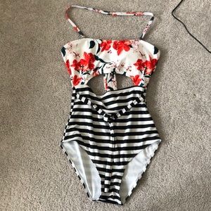 one piece bathing suit